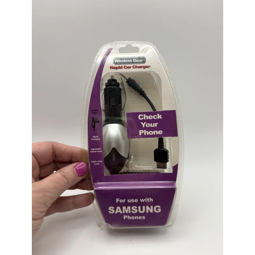 WIRELESS RAPID CAR CHARGER‎ FOR MOST SAMSUNG, SANYO, KYOCERA, IPHONE, IPAD, IPOD